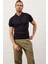 Erkek Basic Slim-Fit Kalıp Polo Yaka Yazlık Triko T-Shirt Koyu Lacivert - 5009DNGR 5