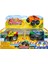 - 6 Pcs Monster Truck Play Set Yeşil-Sarı 2