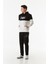 Yazı Nakışlı Kanguru Cepli Kapüşonlu Sweatshirt 3