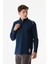 Basic Yarım Fermuarlı Dik Yaka Sweatshirt 1