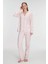 Uzun Kol Pamuklu Modal Gömlek ve Pantolon Takım Pijama Takımı 1