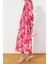 Moda Regular Casual Günlük Poplin Dokuma Bisiklet Yaka Uzun Kol A-Line Maxi Boy Tesettür Elbise 4