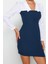 Moda Fit Business Finike Dokuma Gömlek Yaka Uzun Kol Bodycone Mini Elbise 3