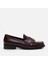 01AYH293860A780 Deri Bordo Kadın Loafer 1