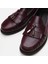 01AYH293860A780 Deri Bordo Kadın Loafer 3