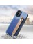 Samsung Galaxy A15 Uyumlu Kılıf Zebana 2in1 Best Deri Kılıf Mavi 2