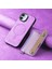 Apple iPhone 11 Uyumlu Kılıf Zebana 2in1 Best Deri Kılıf Mor 1