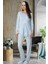 Mecit 1820 Mavi Lohusa Pijama Takımı 1
