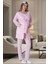 Mecit 6002 Pembe Lohusa Sabahlıklı Pijama Takımı 1