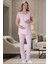 Mecit 6002 Pembe Lohusa Sabahlıklı Pijama Takımı 2