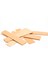 Ahşap mum fitili ve yapışkanlı fitil sehpası 75 adet ( 15mm x 75mm x 0,5mm ) 4