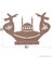 Hobi-Art A 035 Boyanabilir Ahşap Anahtarlık Kutusu Obje (Mevlana ve Cami) 1