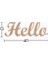 Hobi-Art Ds 121 Boyanabilir Ahşap Hello Yazılı Duvar Süsü 1