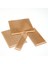 Delikli model ( baklava ) ahşap mum fitili ve yapışkanlı fitil sehpası 40 adet ( 75mm x 100mm x 0,5mm ) 4