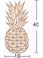 Hobi-Art Ds 63 Boyanabilir Ahşap Ananas Desenli Duvar Süsü 1