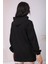Kadın Kapüşonlu Kargo Cepli Oversize Sweat 4
