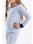 Kız Çocuk Uzun Kollu Pijama Takımı 9198 Mavi 3