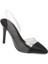 Siyah Vegan-Tekstil Kadın Stiletto - K24I1AY67327-A10 Siyah 1