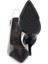 Siyah Vegan-Tekstil Kadın Stiletto - K24I1AY67327-A10 Siyah 4