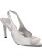 Gri Vegan-Tekstil Kadın Stiletto - K24I1AY67328-A14 Gri 1