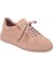 Pudra Hakiki Süet Deri Kadın Sneaker - K24I1AY67324-A47 1