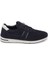 Lacivert Nubuk Deri Erkek Sneaker - E24I1AY56694-C39 Lacivert 3
