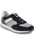 Lacivert Deri-Tekstil Erkek Sneaker - E24I1AY56849-D44 Lacivert 1