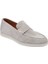 Gri Süet Deri Erkek Loafer - E24I1AY56788-K56 Gri 1