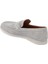 Gri Süet Deri Erkek Loafer - E24I1AY56788-K56 Gri 2