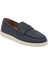 Lacivert Deri Erkek Loafer - E24I1AY56705-A38 Lacivert 1