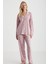 Leaf Düğmeli Pijama Takımı 1