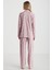Leaf Düğmeli Pijama Takımı 4