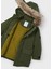 4468 Erkek Çocuk Yeşil Kapüşonlu Mont 2