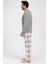 Erkek Uzun Kol Polar Füme Pijama Takım C5T7N0O304 3