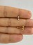 1 Adet G23 Titanium ( Titanyum ) Mor Zirkon Taşlı Tragus Helix Conch Lobe Uyumlu Piercing 2