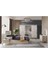 Dresden Gardırop-Mdf-Kum BEJI-230X58X210CM-6 Kapak-Aynalı Kapak 5