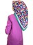 Shecarf Quare Rayon Eşarp - Desenli Avangard Eşarp - Dijital Baskı - Kadın Tesettür 01102 1