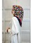 Shecarf Quare Rayon Eşarp - Desenli Avangard Eşarp - Dijital Baskı - Kadın Tesettür 01102 3