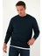 Pamuklu Regular Fit Bisiklet Yaka Sweat Erkek Sweat 5905453 3