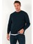 Pamuklu Regular Fit Bisiklet Yaka Sweat Erkek Sweat 5905453 4