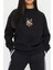 Kuru Kafa Baskılı Siyah Kadın Erkek Pamuklu Sweatshirt Cu7 1