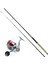 1436-180CM. Compact Ugly Stick 2 Parça Spin Kamış 10-30GR Atar+Eddge Spin Makine 3+1 Bb Olta Seti 1