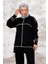Nurel Tunik Pantolon Ikili Triko Takım 1238 - Siyah 5