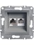 Schneider Çelik 1XRJ45 & 1XRJ11 Priz 1