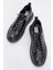 Erkek Kalın Taban Comfort Casual Ayakkabı Gerçek Deri Pc 90402 Siyah 5