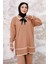 Karyel Tunik Pantolon Ikili Triko Takım 1230 - Vizon 2