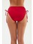 2513 Kırmızı Yanı Büzgülü Ipli Bikini Altı 2