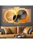 Gold Geyik Geometrik Desenler 5 Parça Mdf Tablo 3