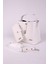 Kadın Omuz Çantası 4 Bölmeli Ayarlanabilir Geniş Askılı 24X20 cm 4002 Lk Beyaz Kombin 1
