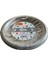 Roll-Up Kullan At Renkli Gri Parti Davet Plastik Tabak - 22 cm . - 25 Adetlik 3 Paket 2